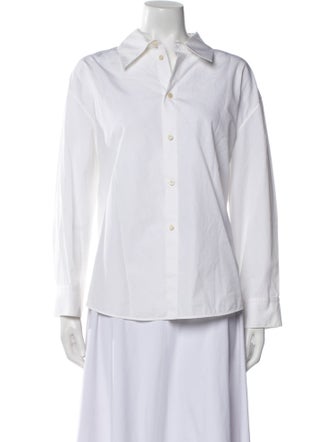 Jil Sander Long Sleeve Button-Up Top