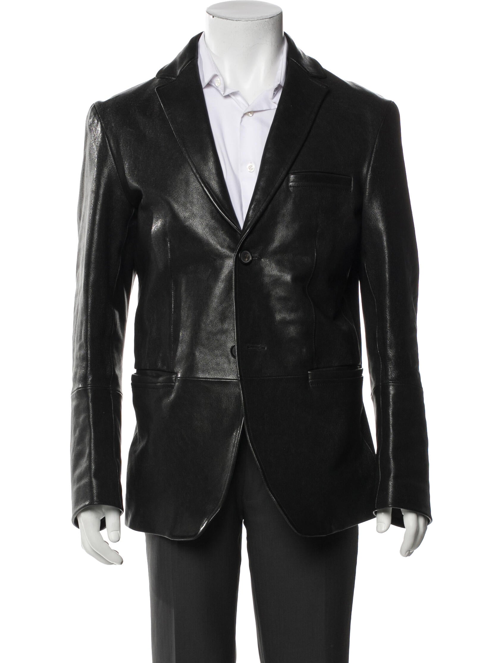 Jil Sander Leather Moto Jacket