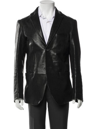 Jil Sander Leather Moto Jacket