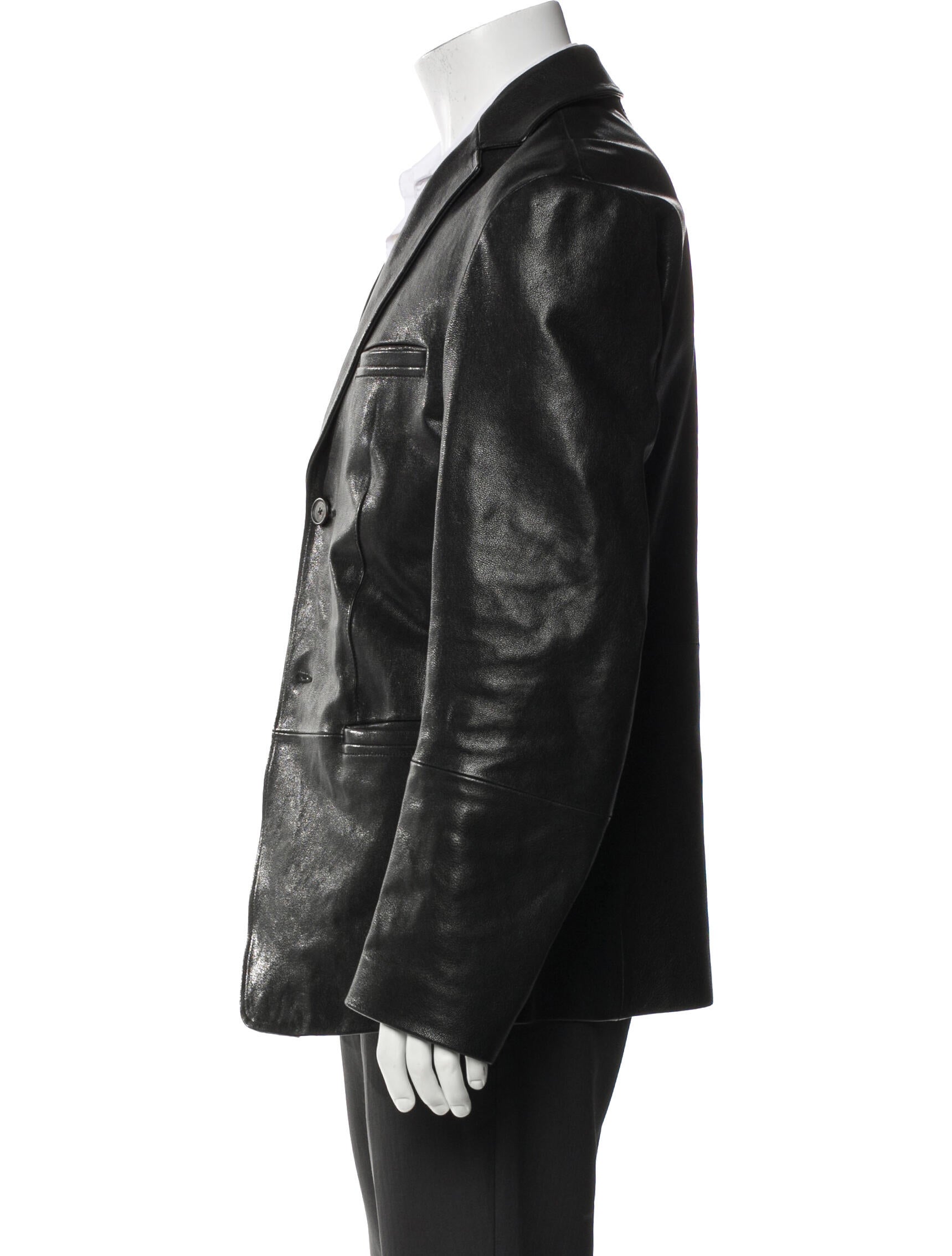 Jil Sander Leather Moto Jacket