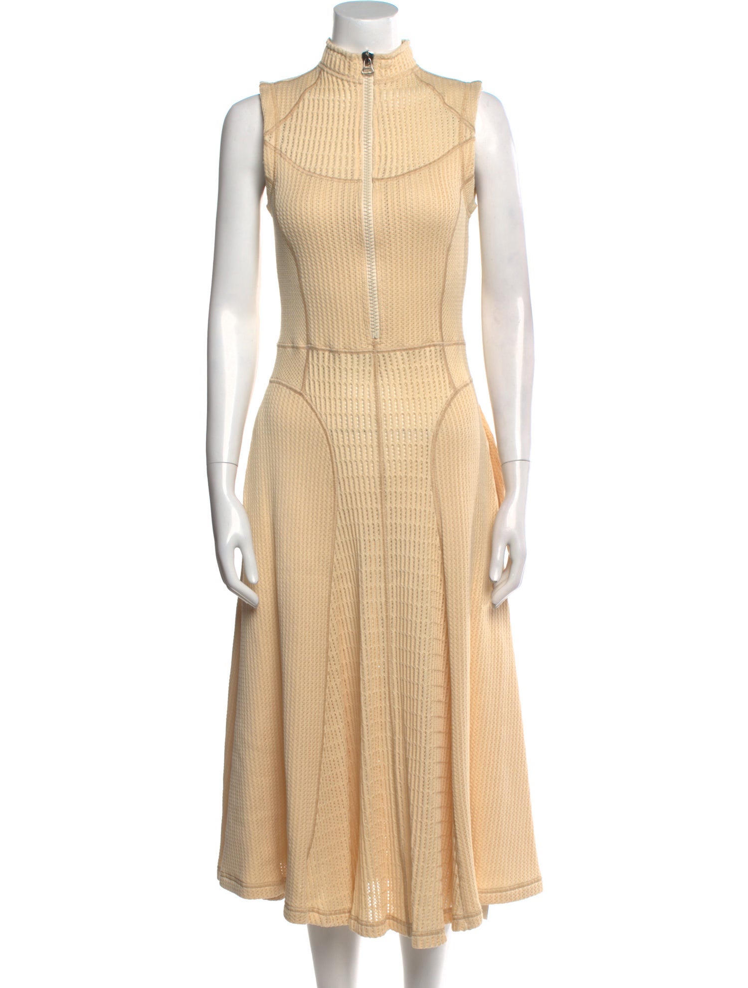 Jil Sander Mock Neck Long Dress