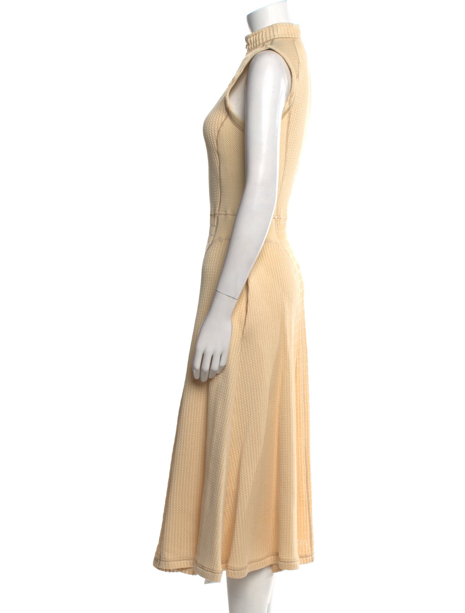 Jil Sander Mock Neck Long Dress