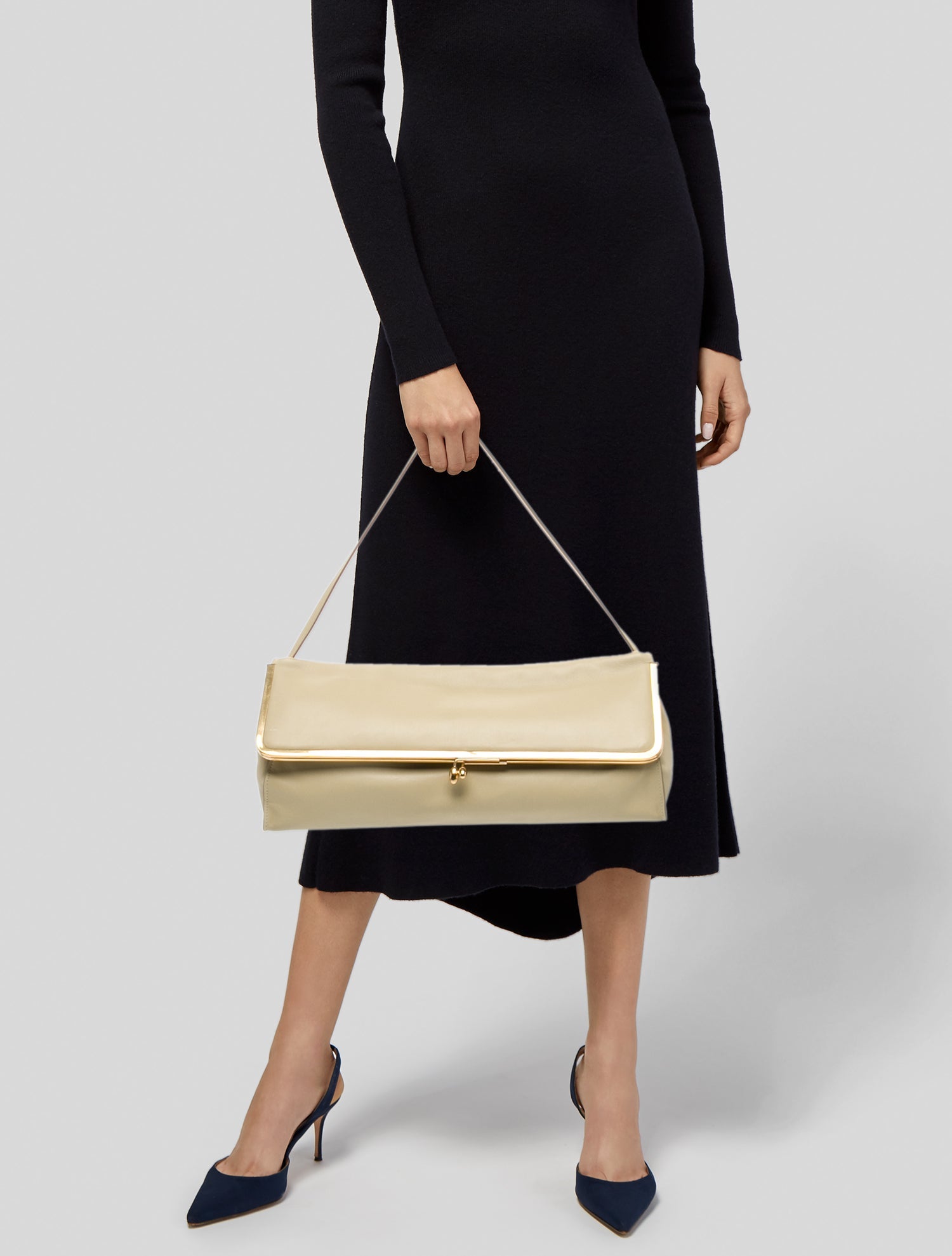 Jil Sander Leather Shoulder Bag