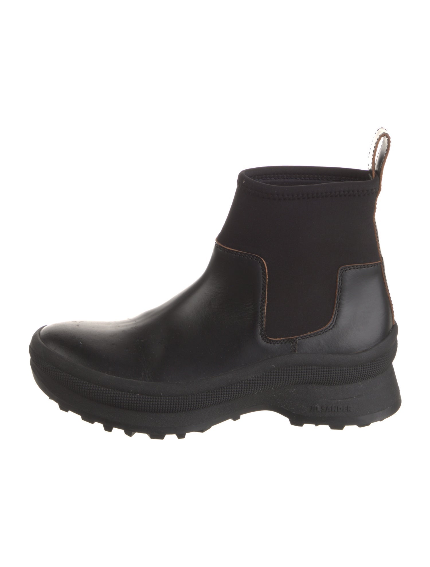 Jil Sander Leather Rain Boots