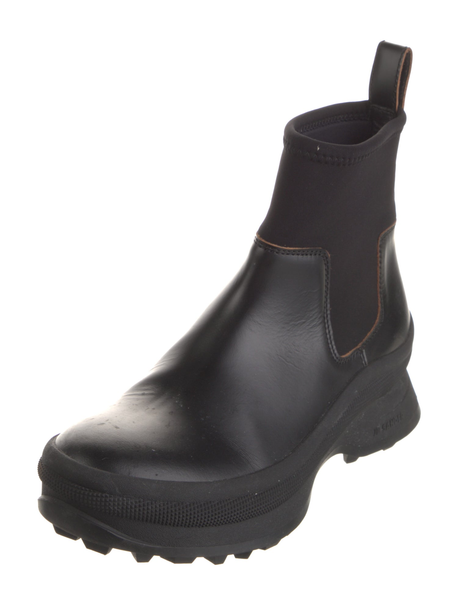 Jil Sander Leather Rain Boots