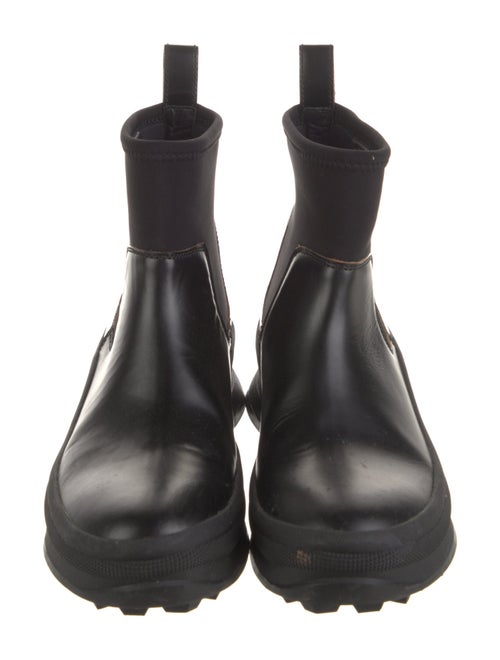 Jil Sander Leather Rain Boots