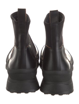 Jil Sander Leather Rain Boots
