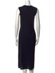 Jil Sander Crew Neck Midi Length Dress