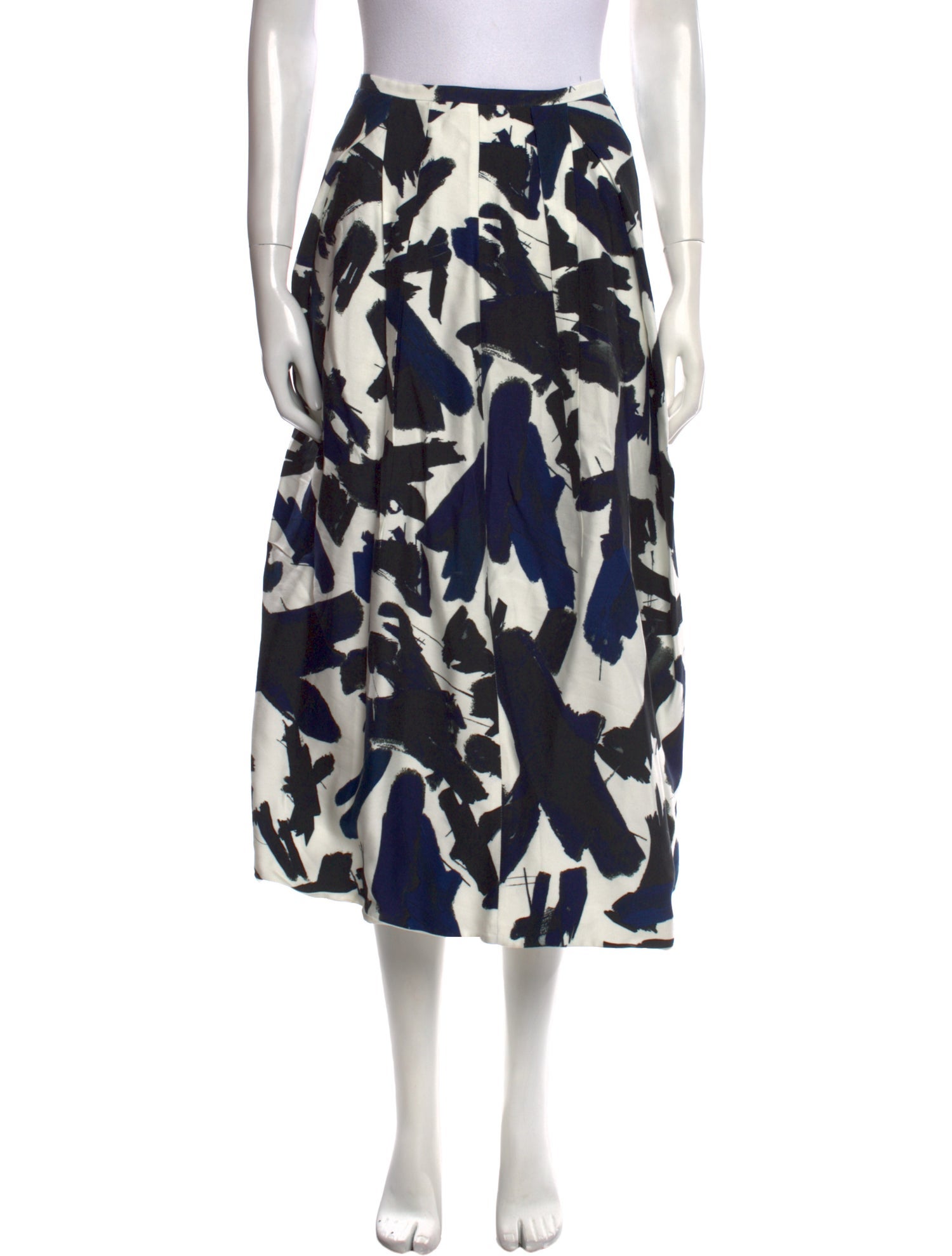 Jil Sander Printed Midi Length Skirt