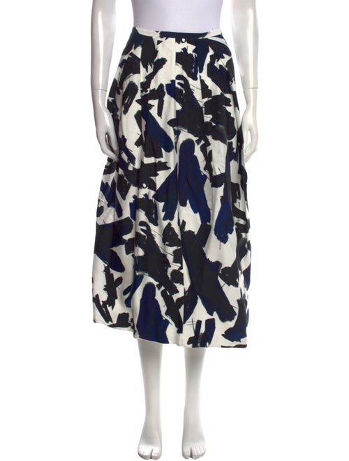 Jil Sander Printed Midi Length Skirt