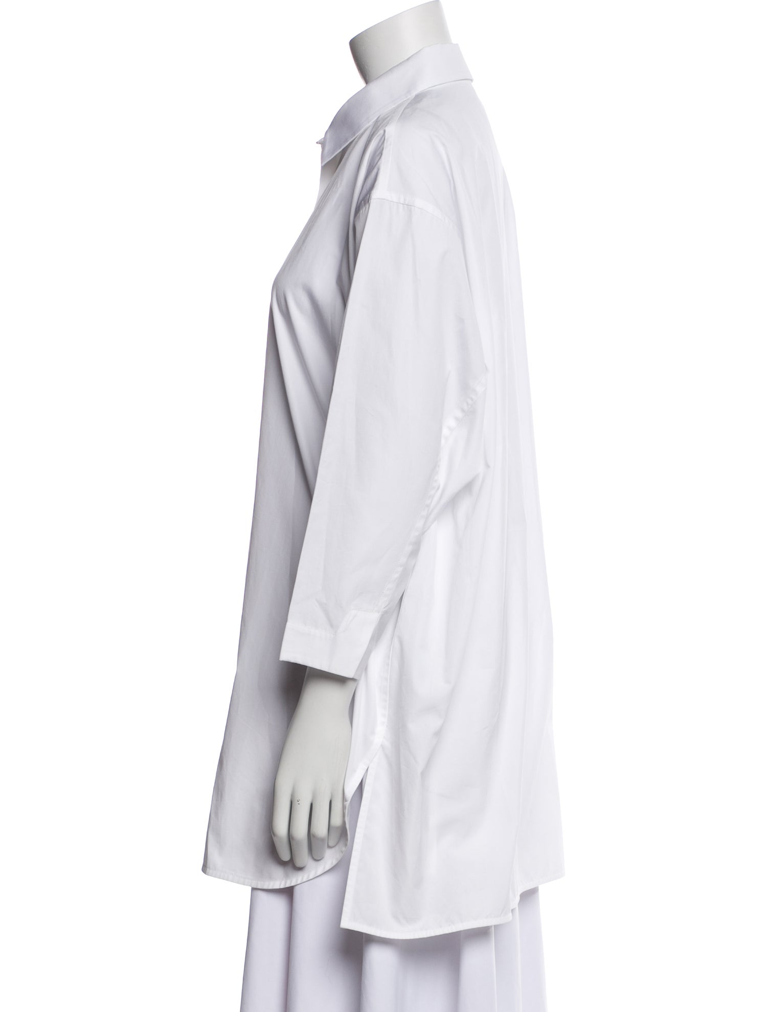 Jil Sander Three-Quarter Sleeve Button-Up Top