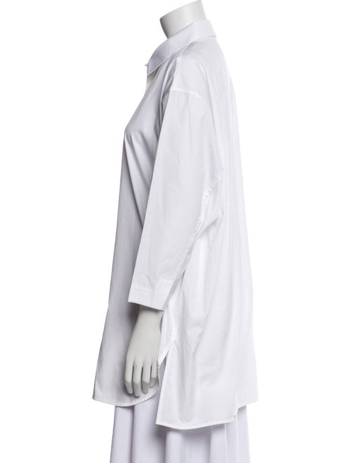 Jil Sander Three-Quarter Sleeve Button-Up Top