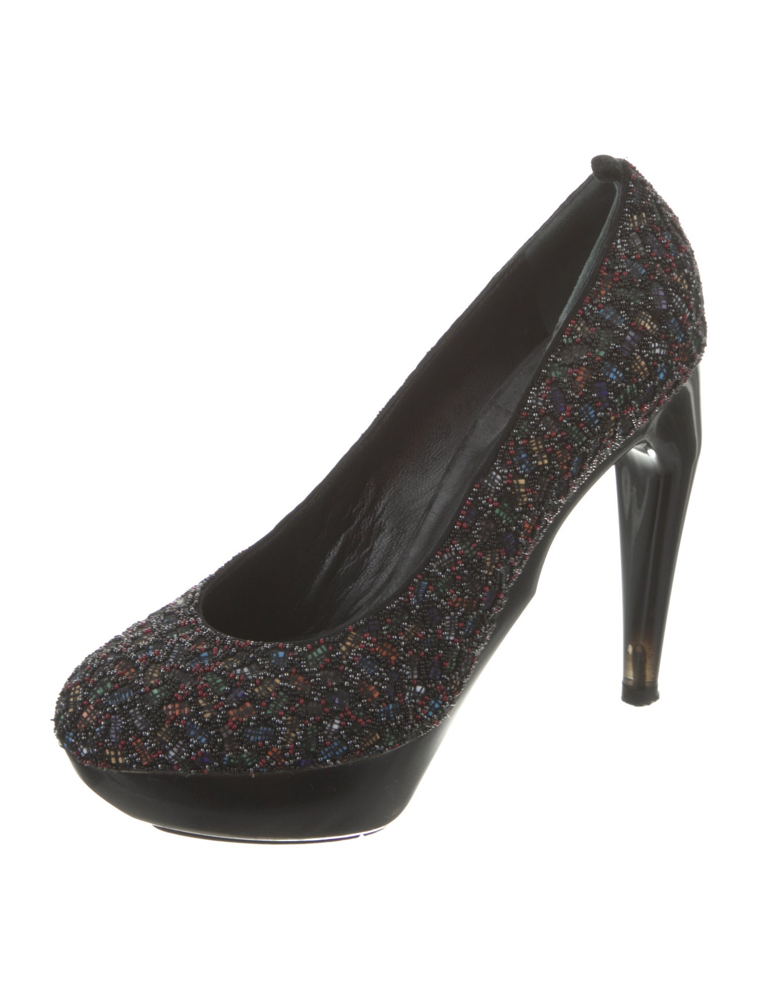 Jil Sander Beaded Accents Pumps