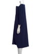 Jil Sander V-Neck Midi Length Dress