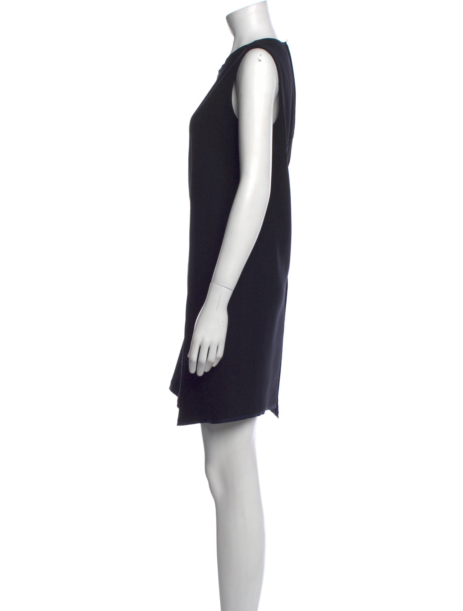 Jil Sander Virgin Wool Mini Dress