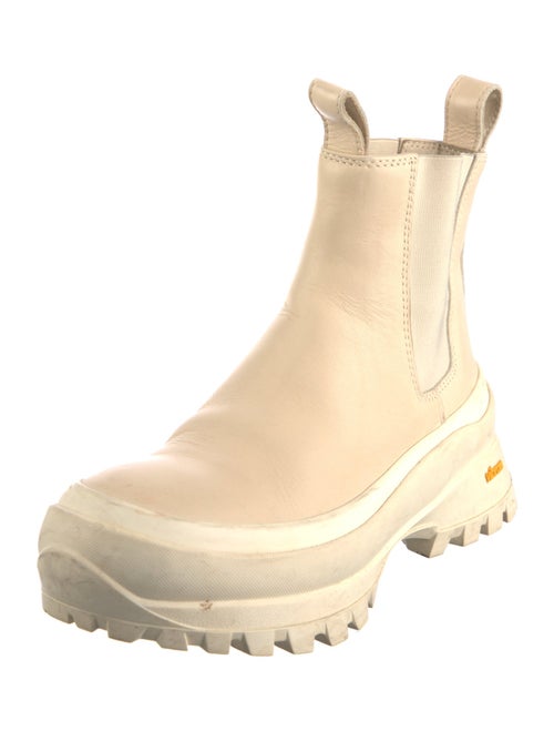 Jil Sander Leather Sock Sneakers