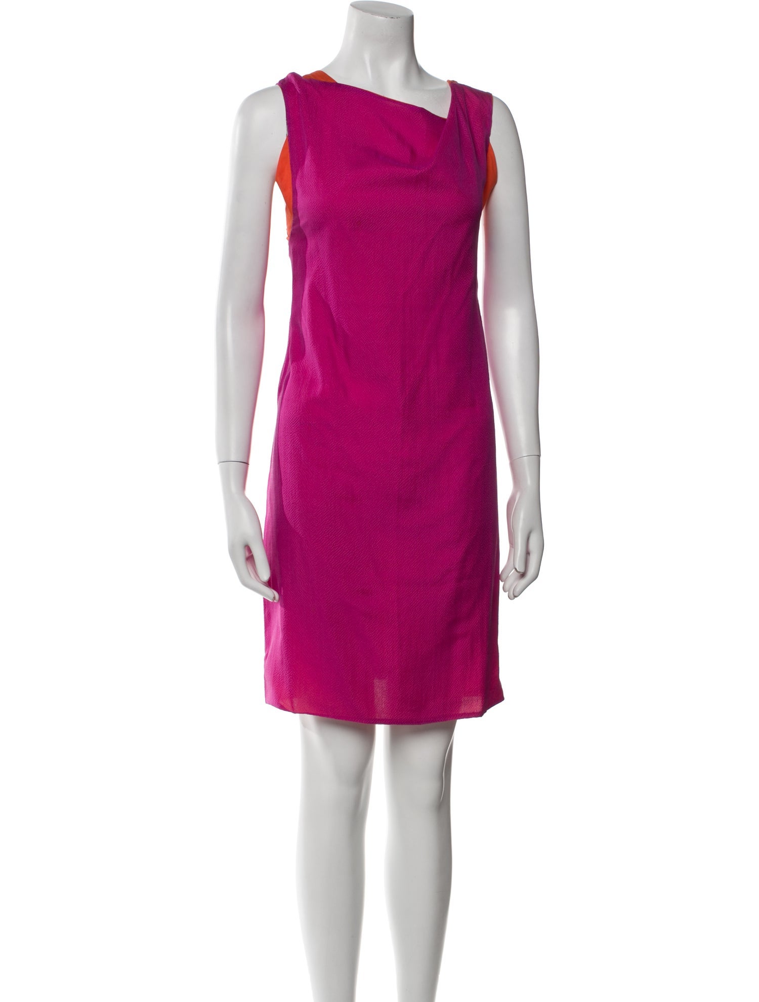 Jil Sander Bateau Neckline Mini Dress