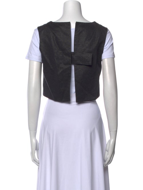 Jil Sander Scoop Neck Short Sleeve Crop Top