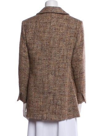 Jil Sander Virgin Wool Tweed Pattern Blazer