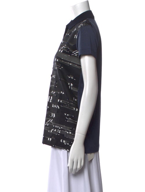 Jil Sander Printed Short Sleeve Polo