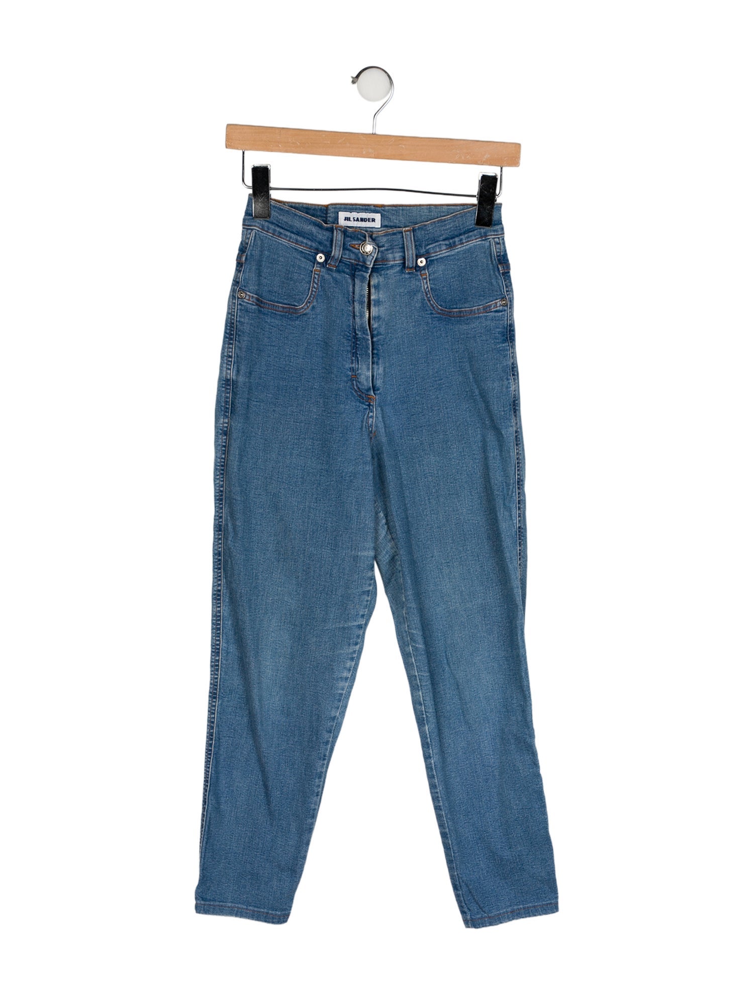 Jil Sander High-Rise Skinny Leg Jeans
