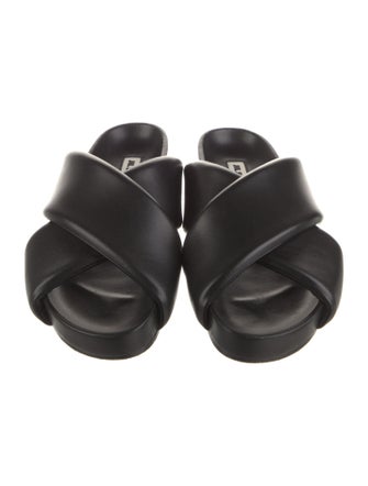 Jil Sander Leather Slides