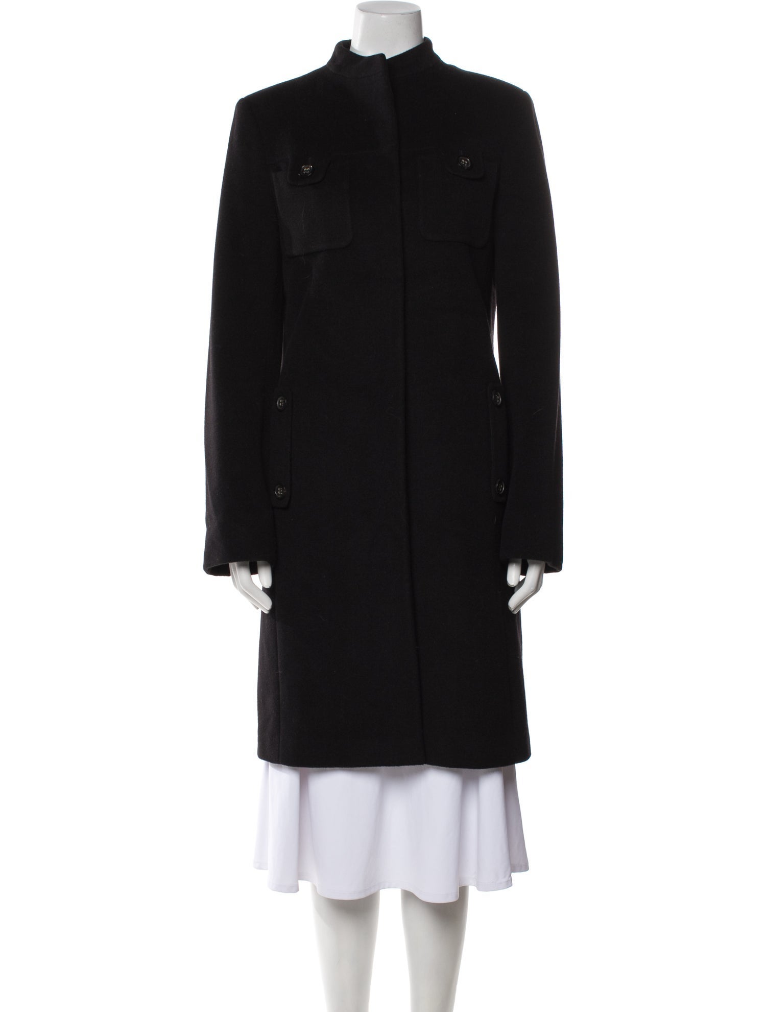 Jil Sander Vintage 2000's Faux Fur Coat