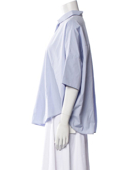 Jil Sander Three-Quarter Sleeve Button-Up Top