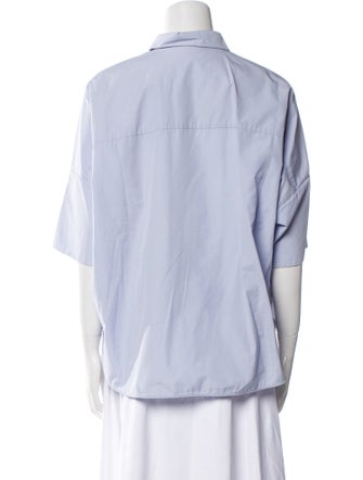 Jil Sander Three-Quarter Sleeve Button-Up Top