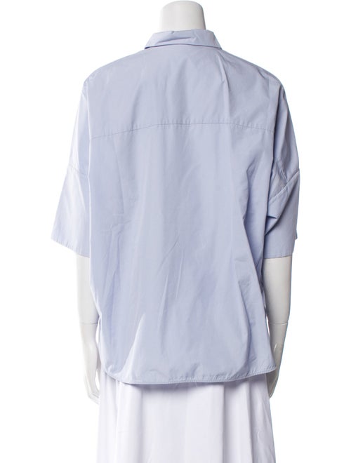 Jil Sander Three-Quarter Sleeve Button-Up Top