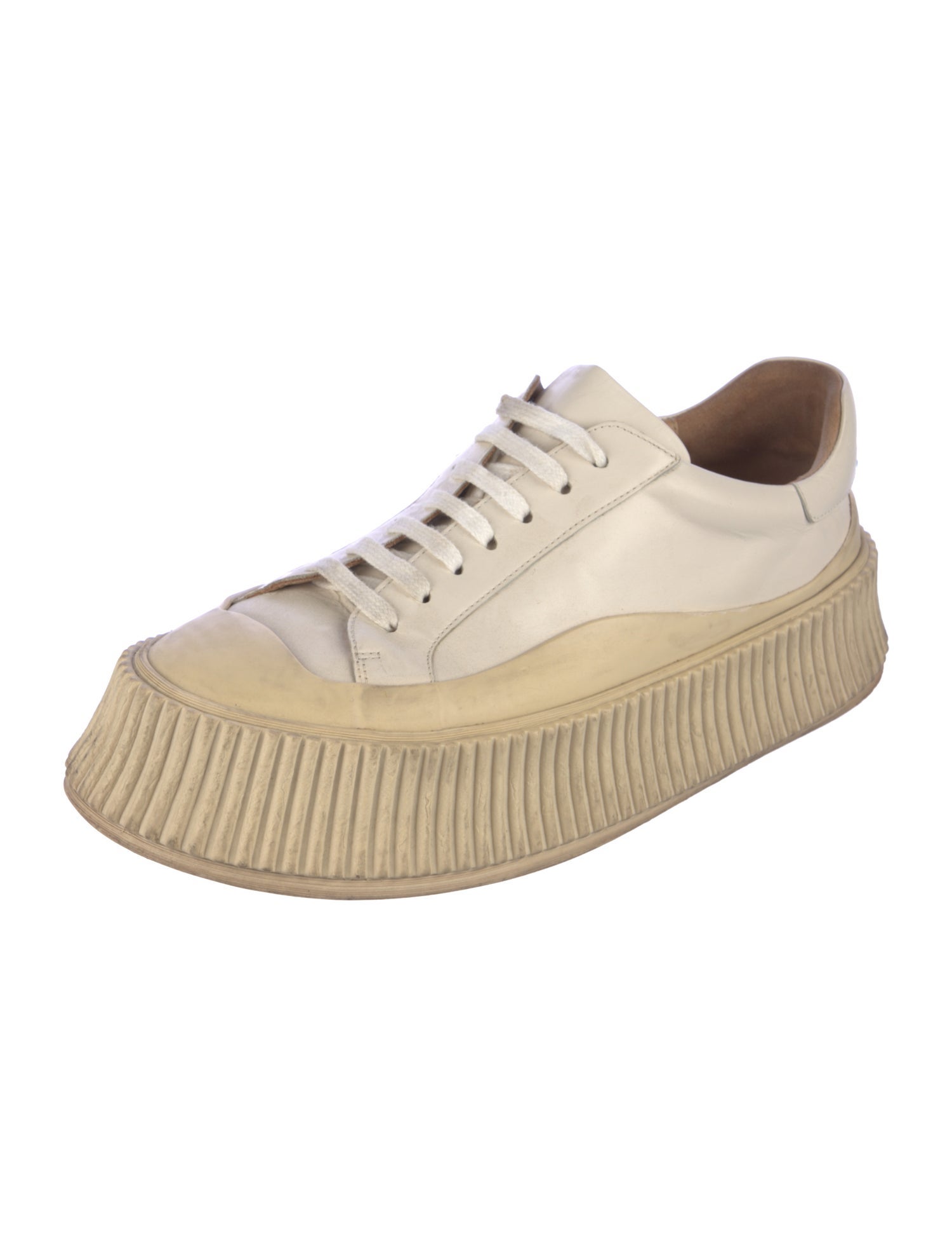 Jil Sander Leather Sneakers
