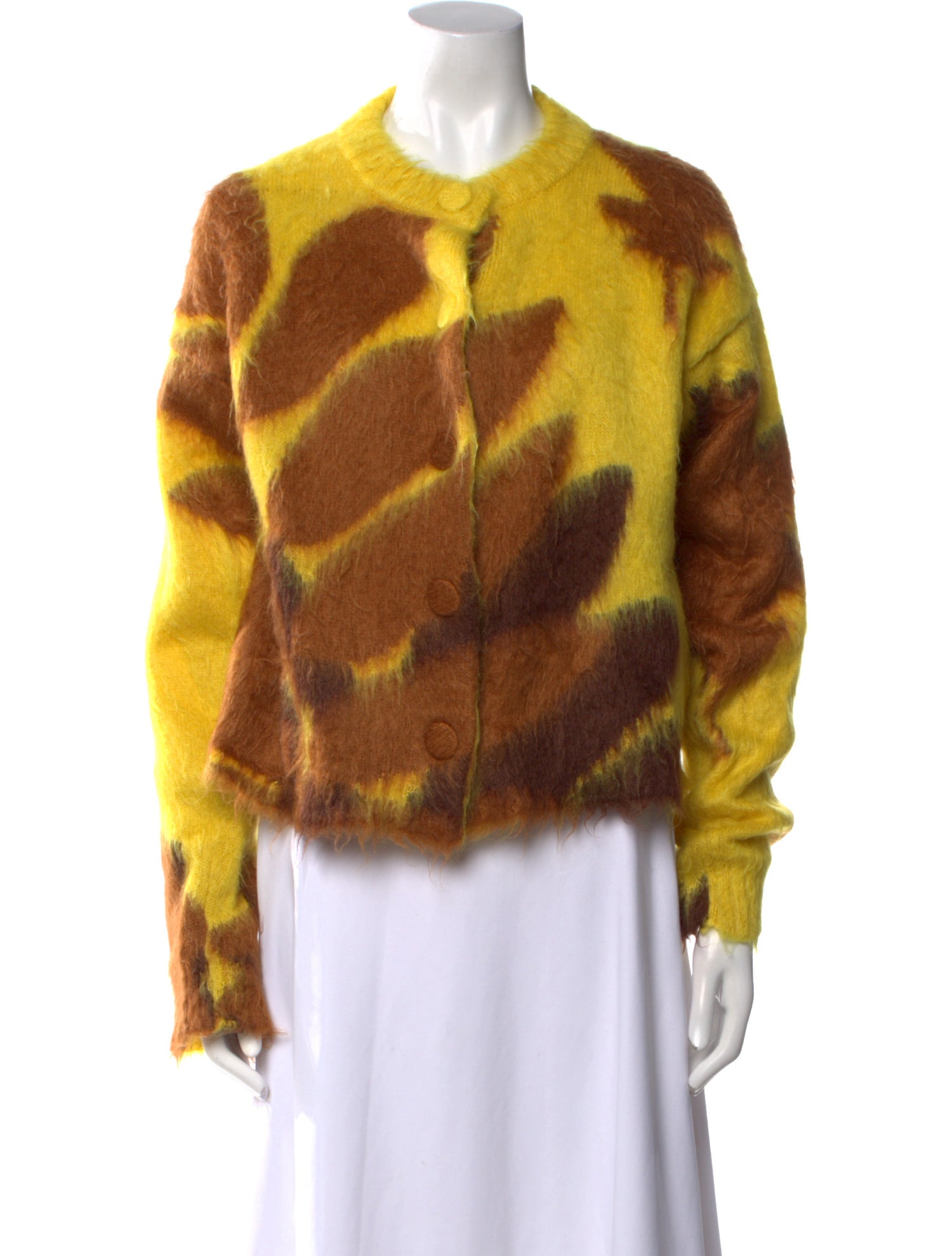 Jil Sander Mohair Printed Sweater