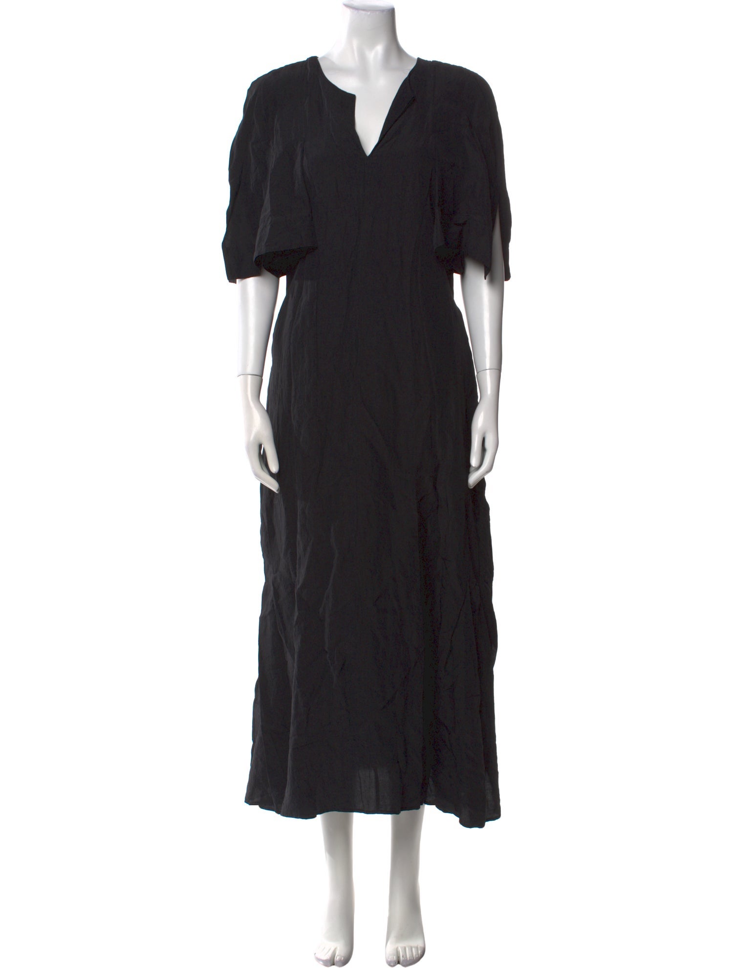 Jil Sander V-Neck Long Dress