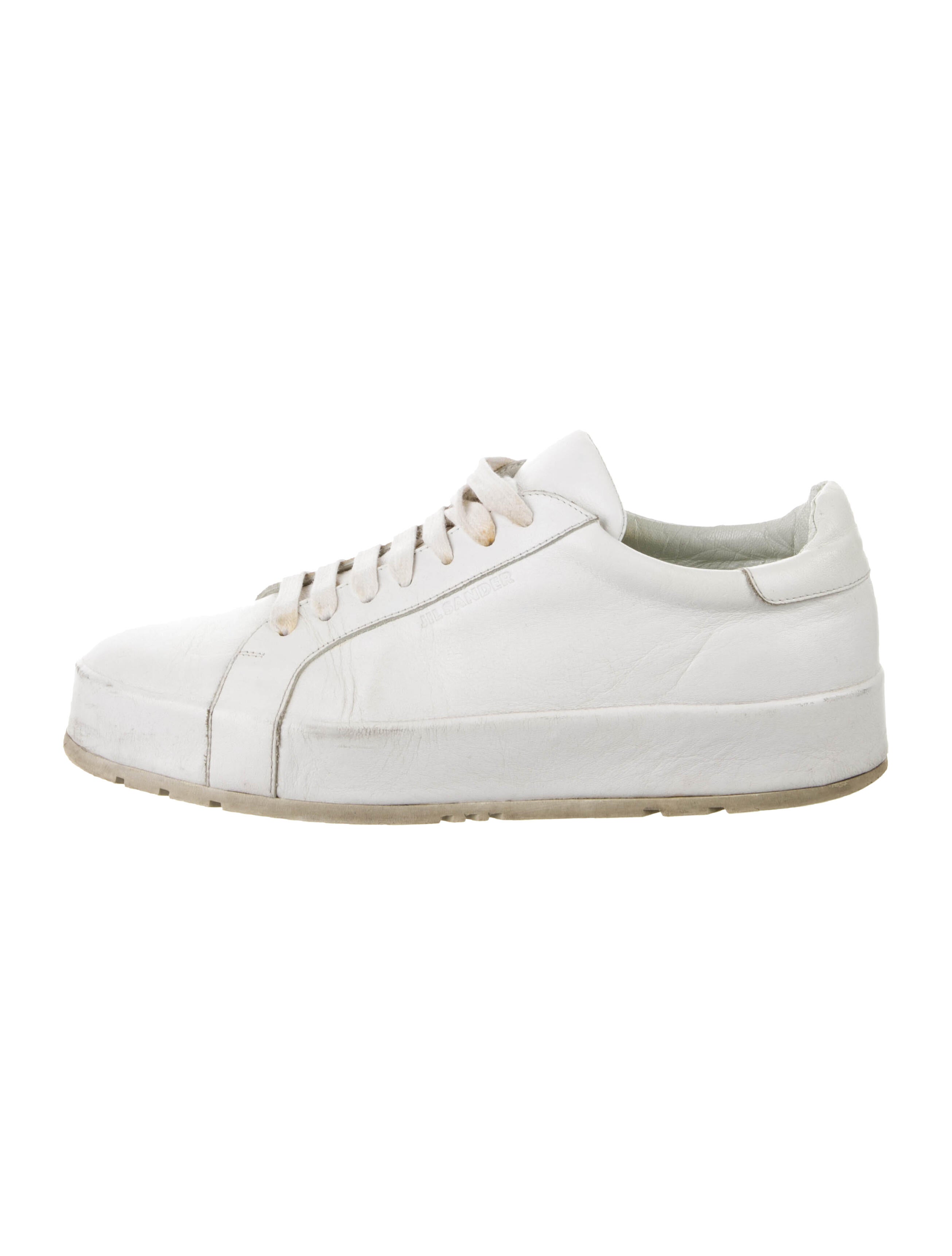 Jil Sander Leather Sneakers