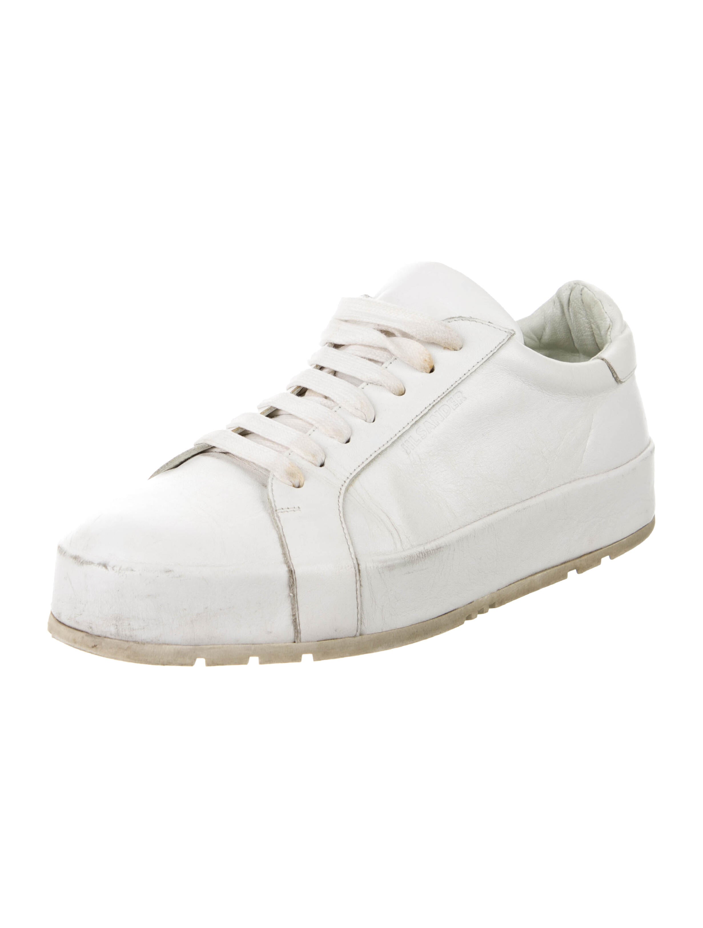 Jil Sander Leather Sneakers