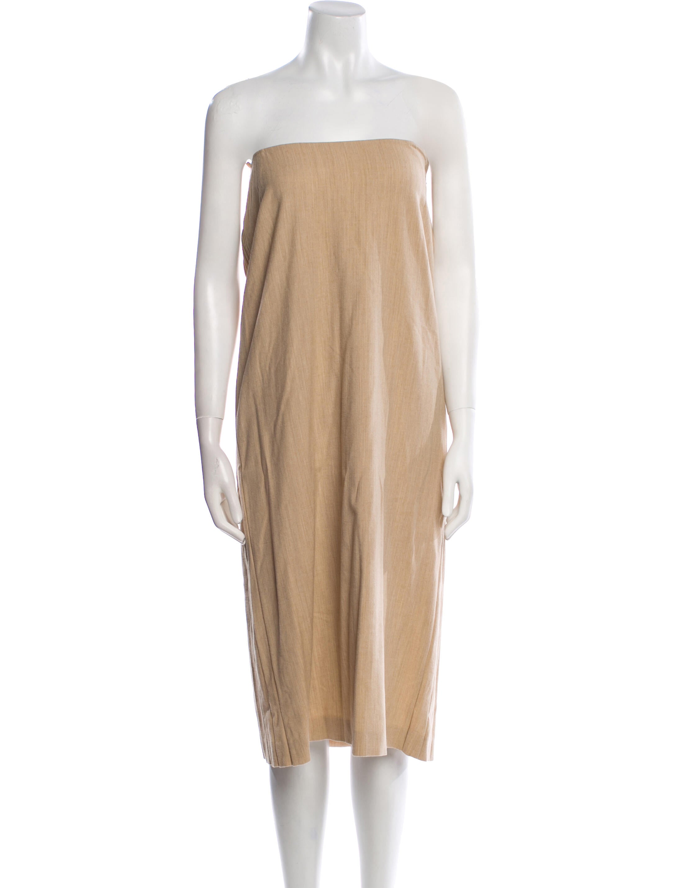 Jil Sander Wool Midi Length Skirt