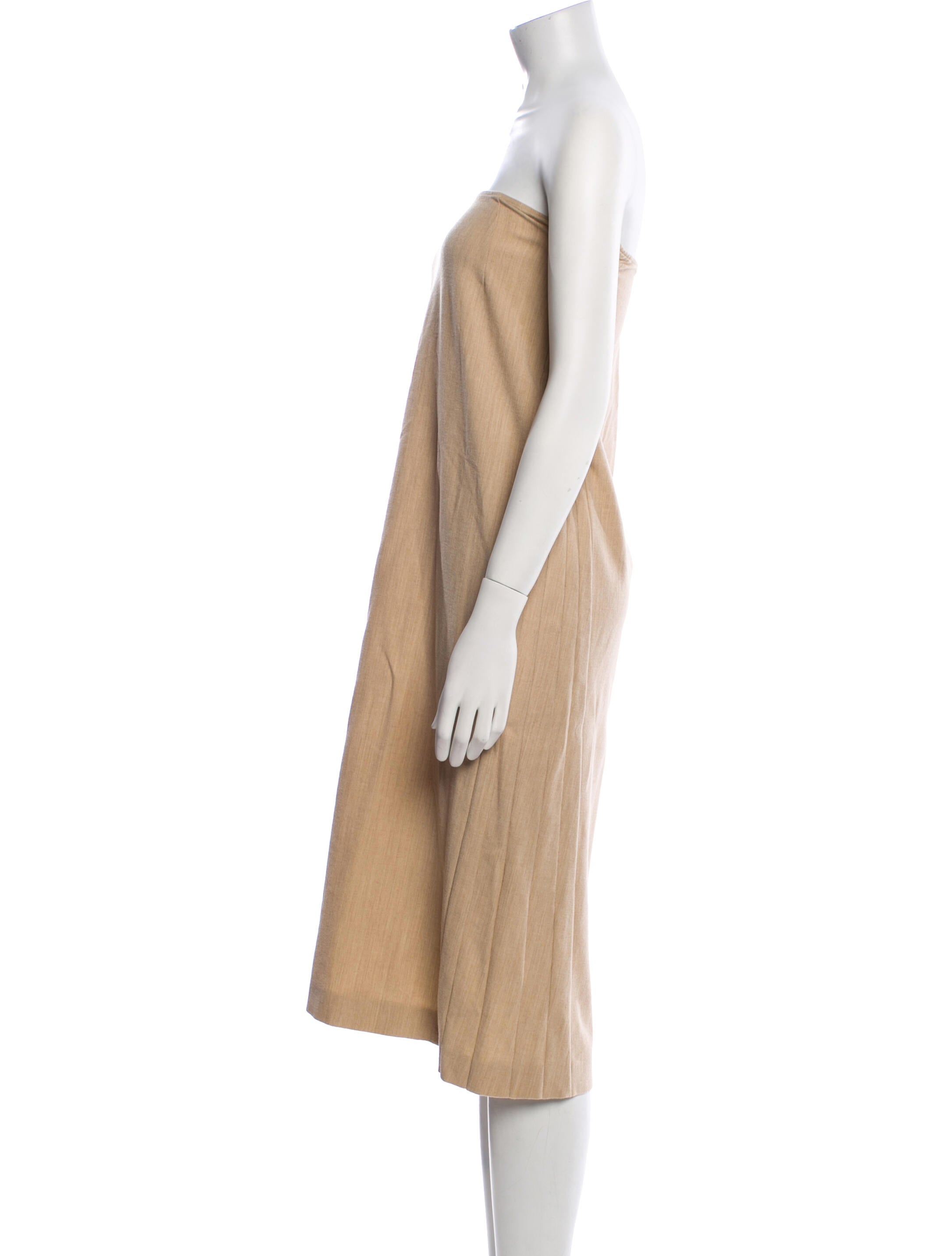 Jil Sander Wool Midi Length Skirt