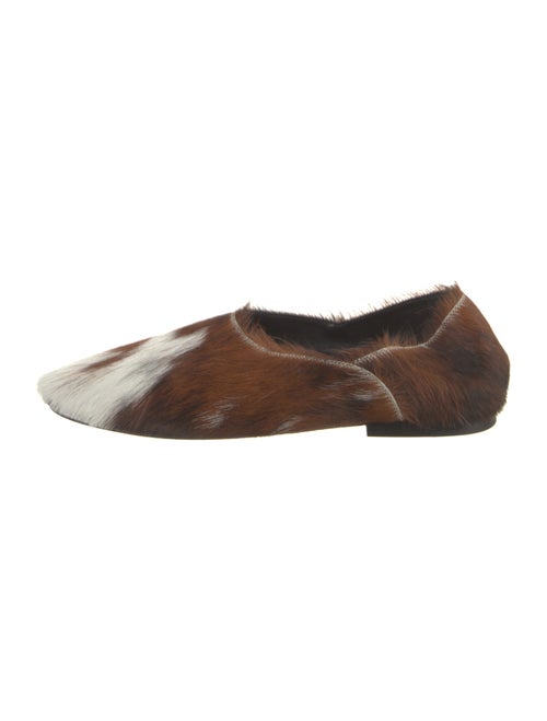 Jil Sander Ponyhair Ballet Flats