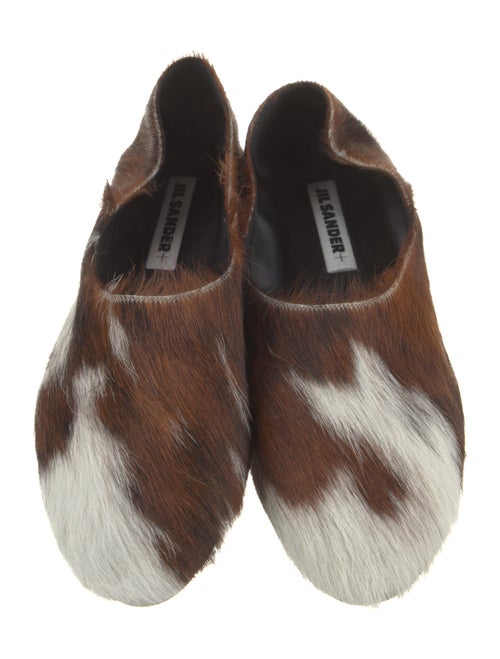 Jil Sander Ponyhair Ballet Flats