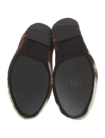 Jil Sander Ponyhair Ballet Flats