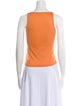 Jil Sander Scoop Neck Sleeveless Crop Top