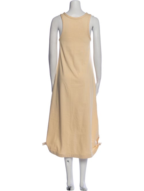 Jil Sander Scoop Neck Midi Length Dress