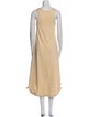 Jil Sander Scoop Neck Midi Length Dress