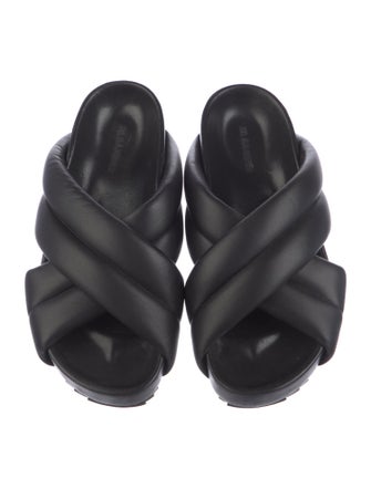 Jil Sander Leather Slides
