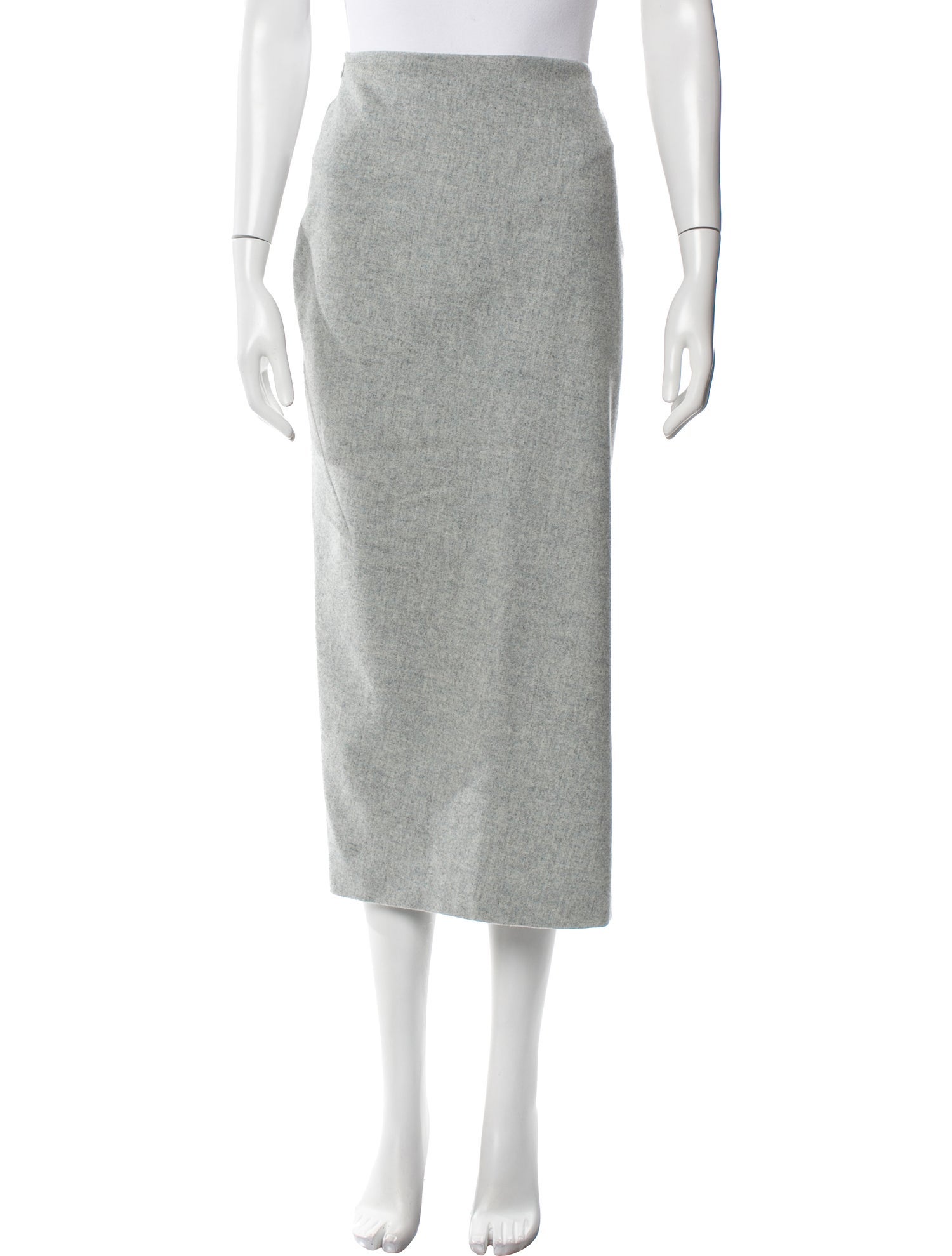 Jil Sander Wool Midi Length Skirt