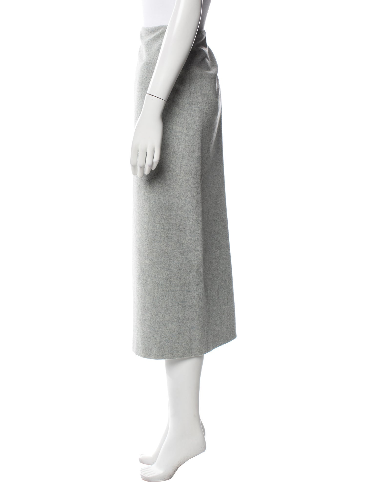 Jil Sander Wool Midi Length Skirt