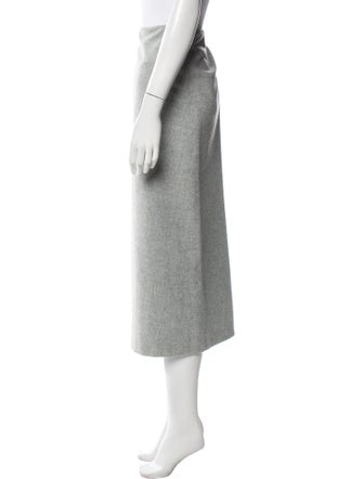 Jil Sander Wool Midi Length Skirt