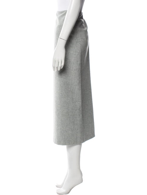 Jil Sander Wool Midi Length Skirt