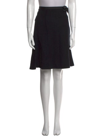 Jil Sander Virgin Wool Knee-Length Skirt
