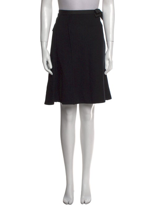 Jil Sander Virgin Wool Knee-Length Skirt